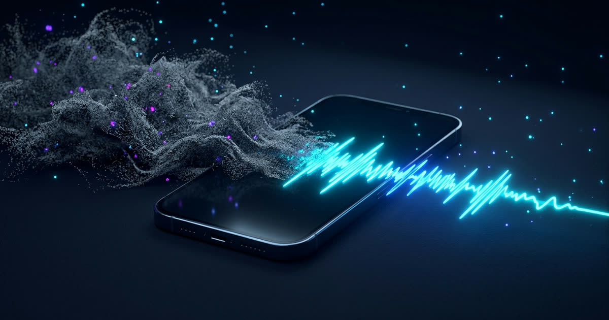 Khử noise bản thu điện thoại: đám nhiễu xám biến thành sóng giọng nói sạch