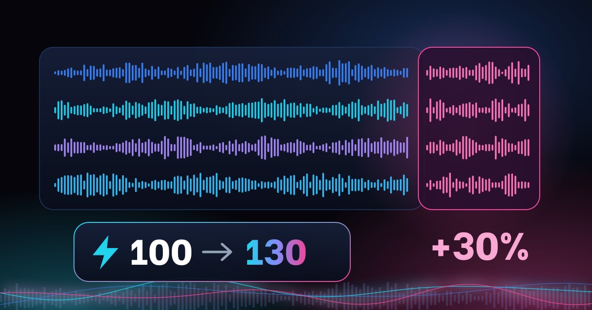 Mã mời Tách Nhạc: bốn dải sóng nhạc nối thêm một đoạn màu hồng ghi +30%, số Năng lượng tăng tương ứng